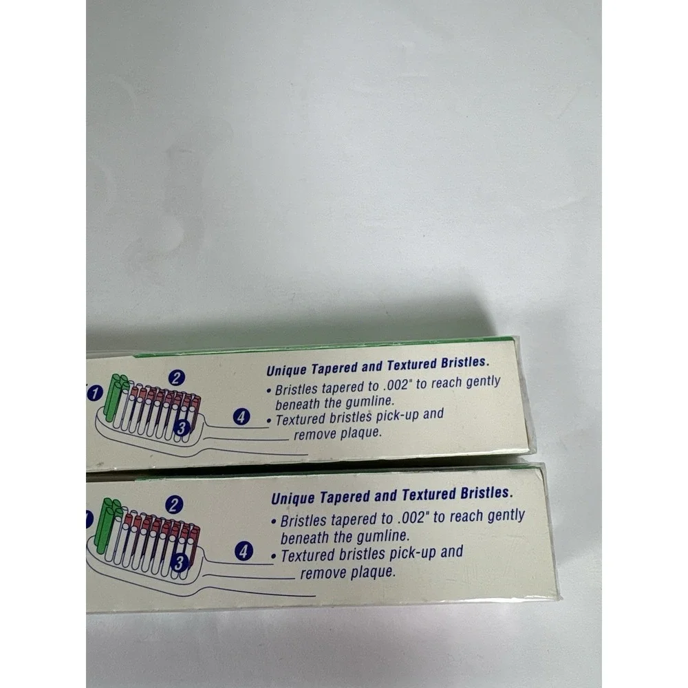 Vintage Butler GUM Supra Toothbrush Soft Compact Head Lot 2 NOS Dentist